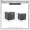 DII® 13" French Blue & White Dots Storage Cube, 2ct.